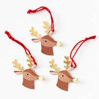 Reindeer Pom Nose Gift Tags