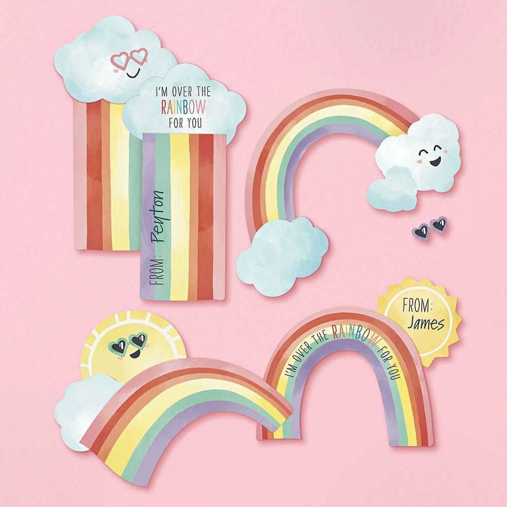 Paper Source Rainbow Valentine Craft Kit