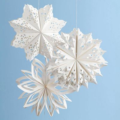 Giant Paper Snowflakes