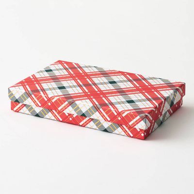 Christmas Tartan Plaid Small Shirt Box