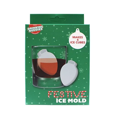 Festive Light Bulb Ice Mold