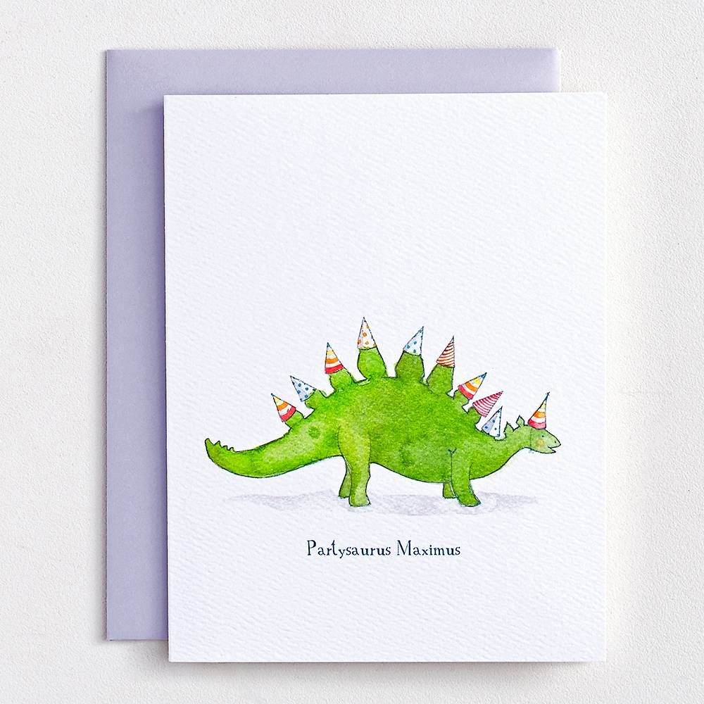 Partysaurus Maximus Birthday Card