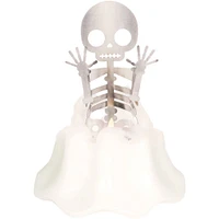 Ghost Skeleton Candle