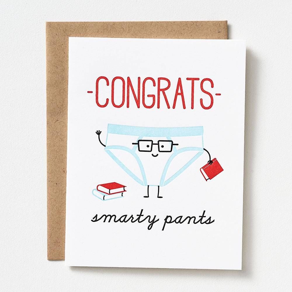 Smarty Pants Graduation Card