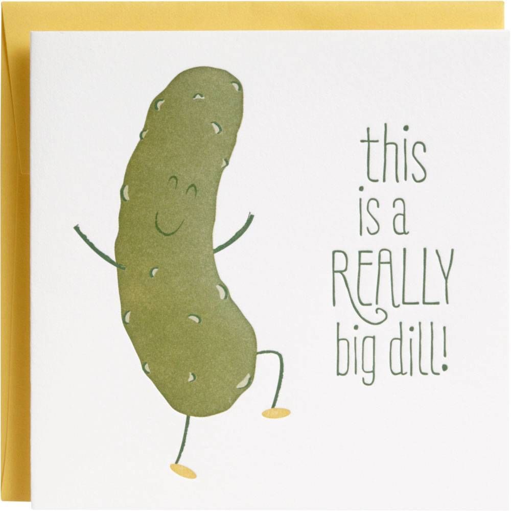 Big Dill Congratulations Card