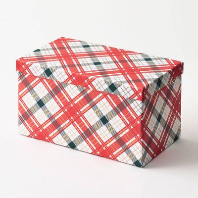 Christmas Tartan Plaid Gift Box
