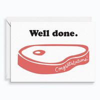 Well Done Congratulations Card