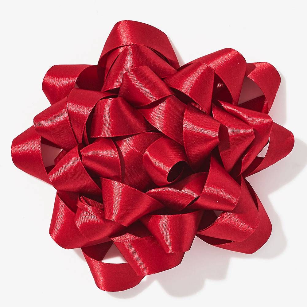 Jumbo Red Satin Bow