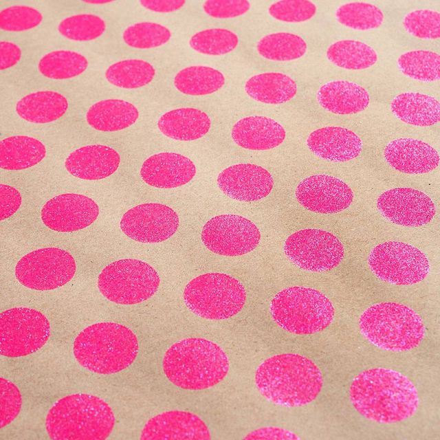 Watercolor Black Dots Kraft Wrapping Paper