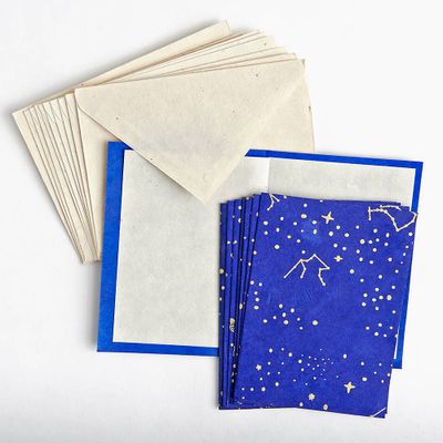 Gold Galaxy Stationery Set