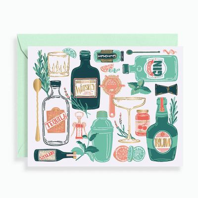 Cocktail Stationery Set