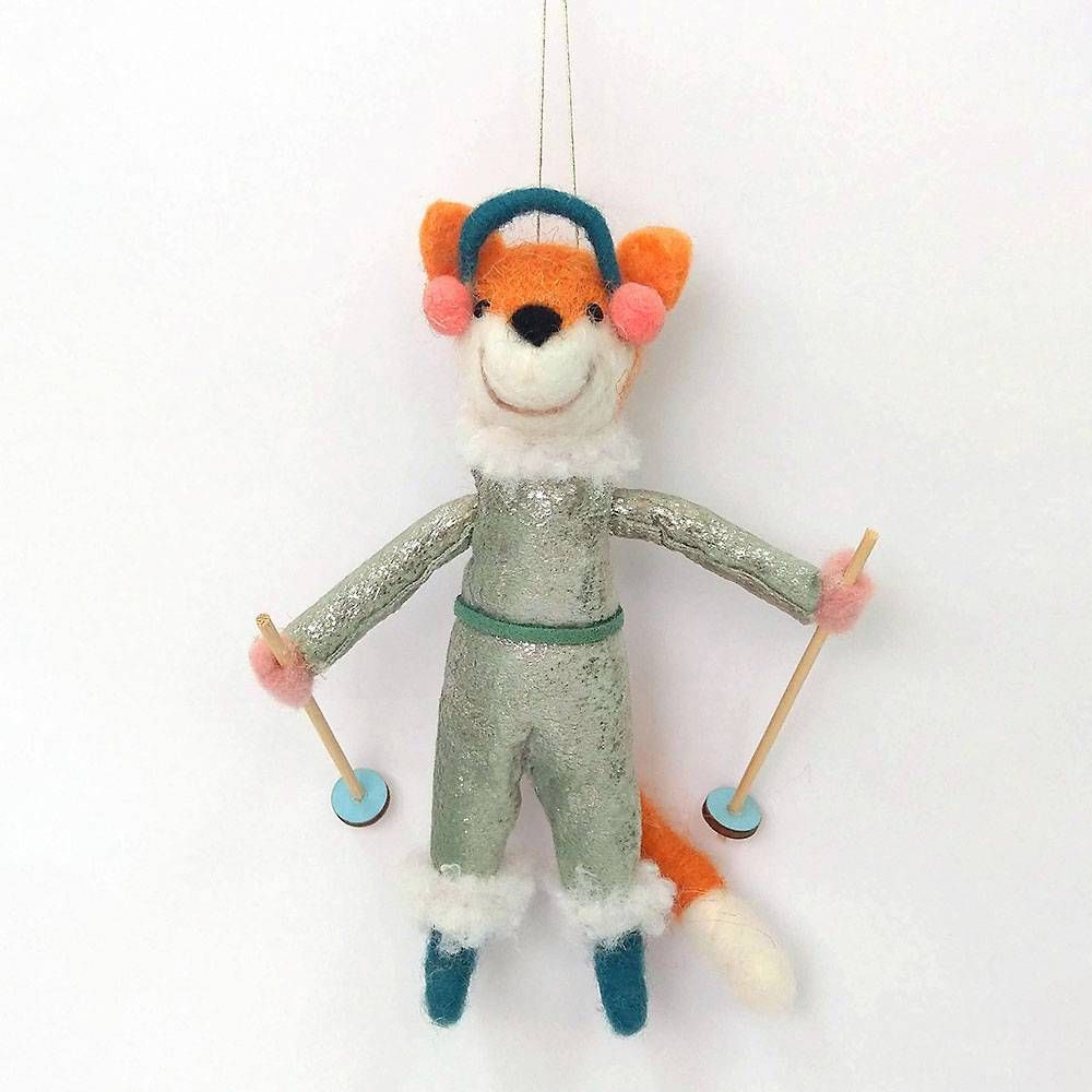 Felt Fox Ornament