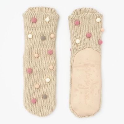 Neutral Pom Socks