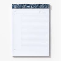 Navy Foil Legal Pad