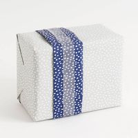 Grey Flurry Wrapping Paper