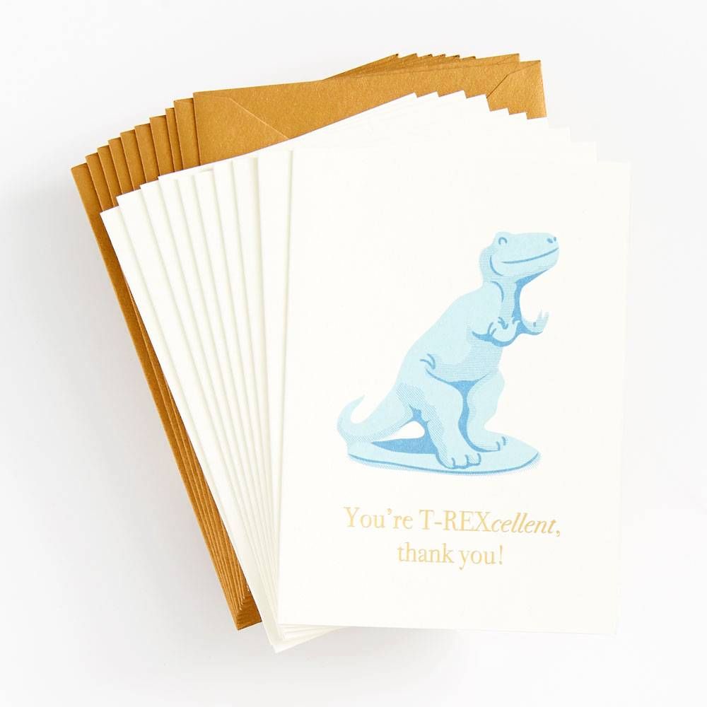 T-Rexcellent Thank You Card Set