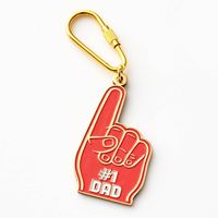 #1 Dad Keychain