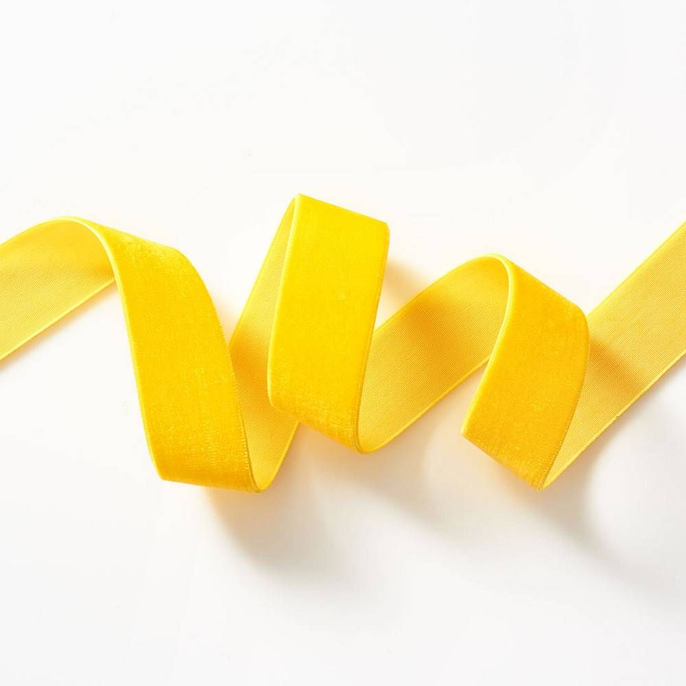 Yellow Velvet Ribbon