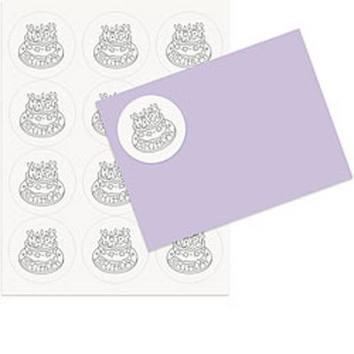 Eco-White 2.5 inch Round Printable Labels