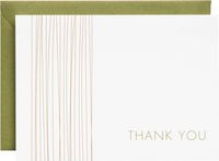 Bamboo 4 Bar Thank You Notes