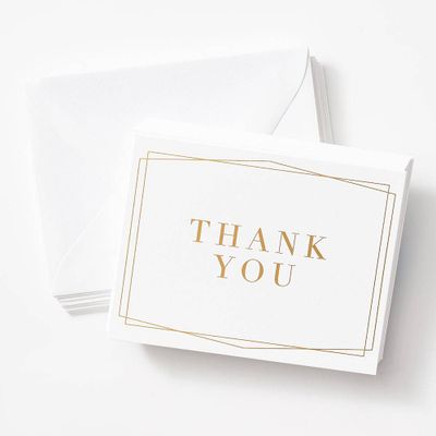 Foil Thank You Luxe Stationery Set