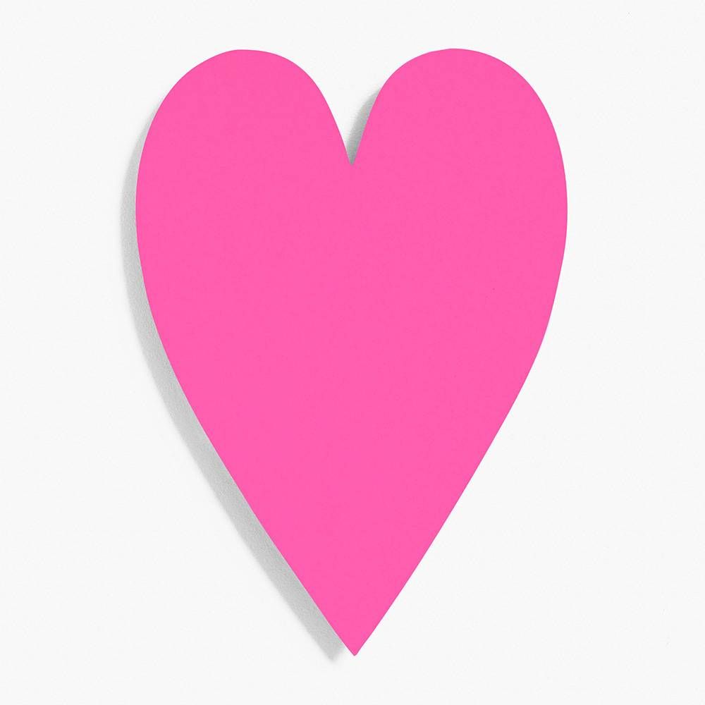 Heart 4 Bar Fuchsia Cards