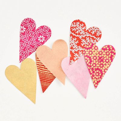 Die-Cut Fine Paper Hearts