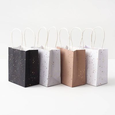 Neutral Gold Fleck Treat Bags