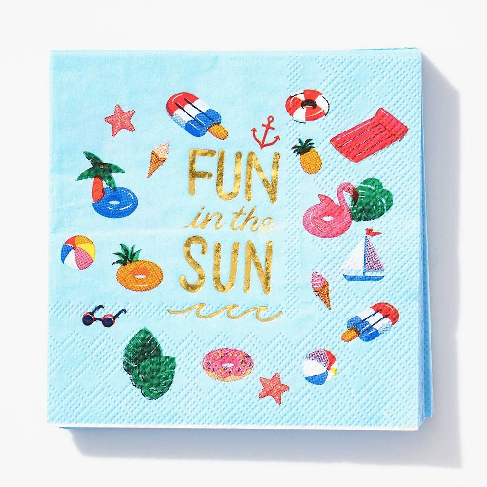 Fun In The Sun Cocktail Napkins