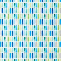 Blue & Green Tile Stone Wrapping Paper