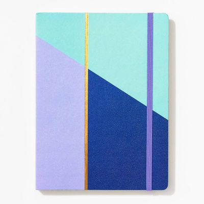 Colorblock Blue Journal