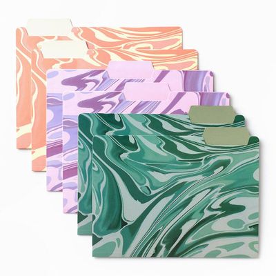 Marble File Folders