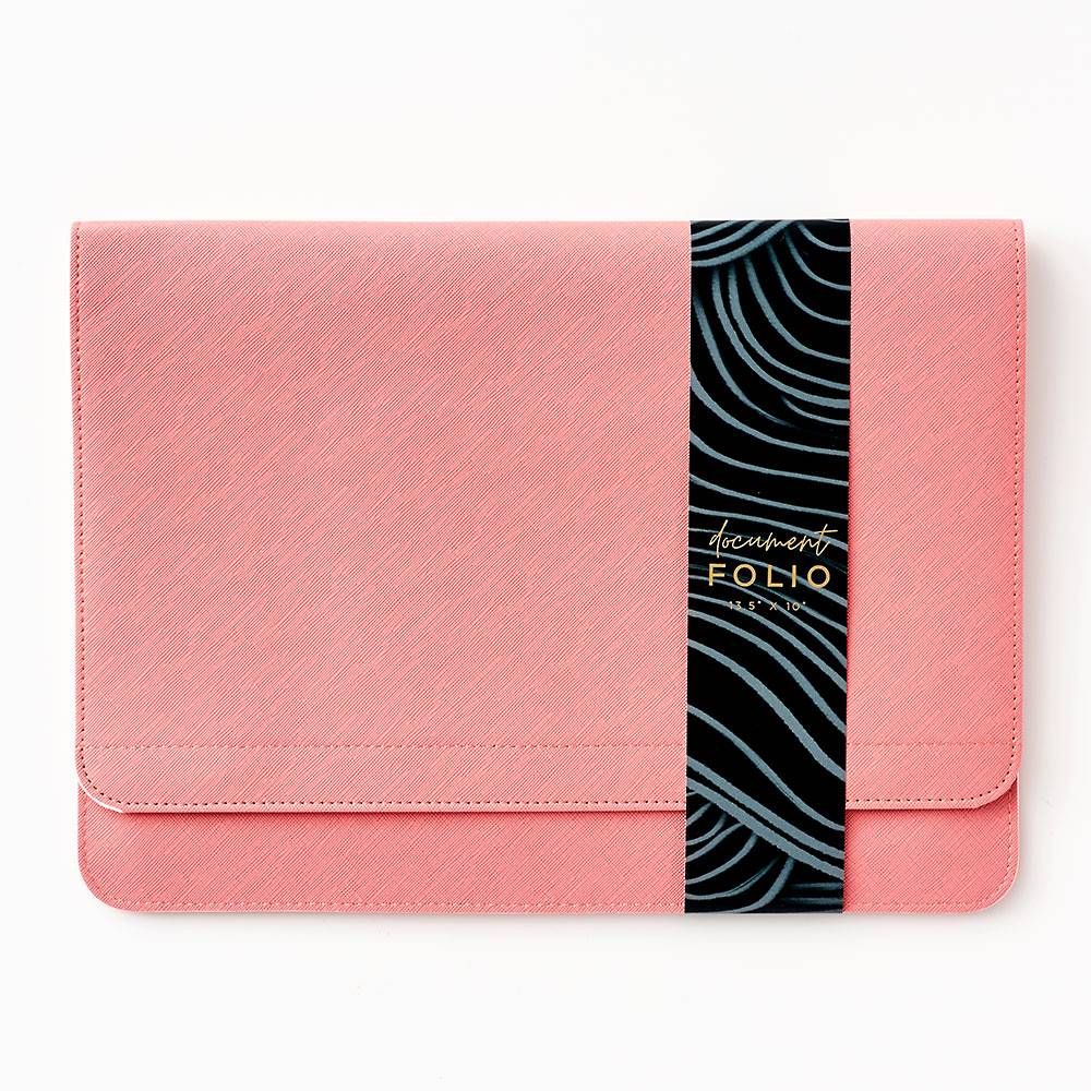 Blush Document Folio