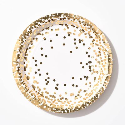 Gold Confetti Small Plates