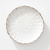 White Floral Trinket Dish