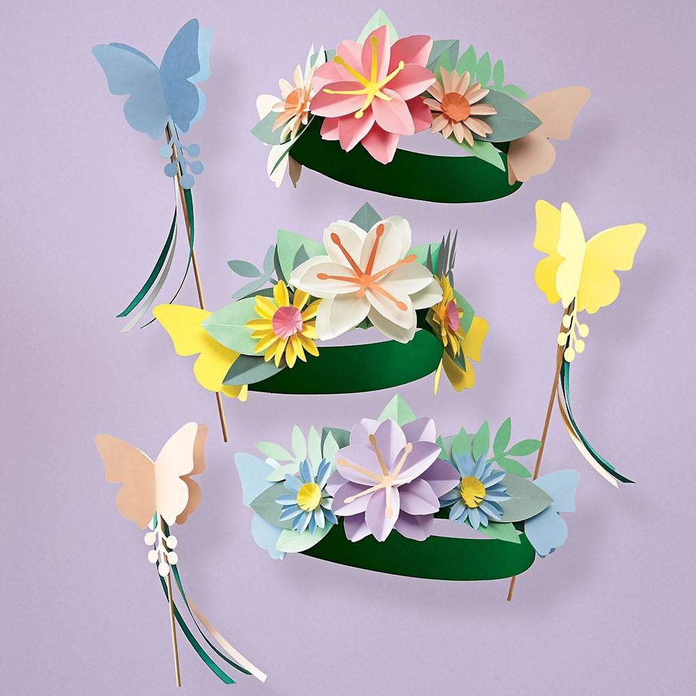 Garden Party Fairy Crowns Kit