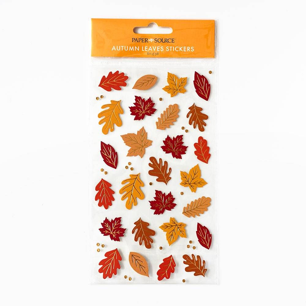 Fall Leaves Stickers