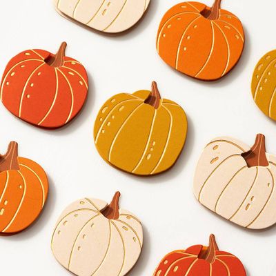 Dimensional Pumpkin Stickers