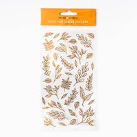 Gold Leaves Stickers