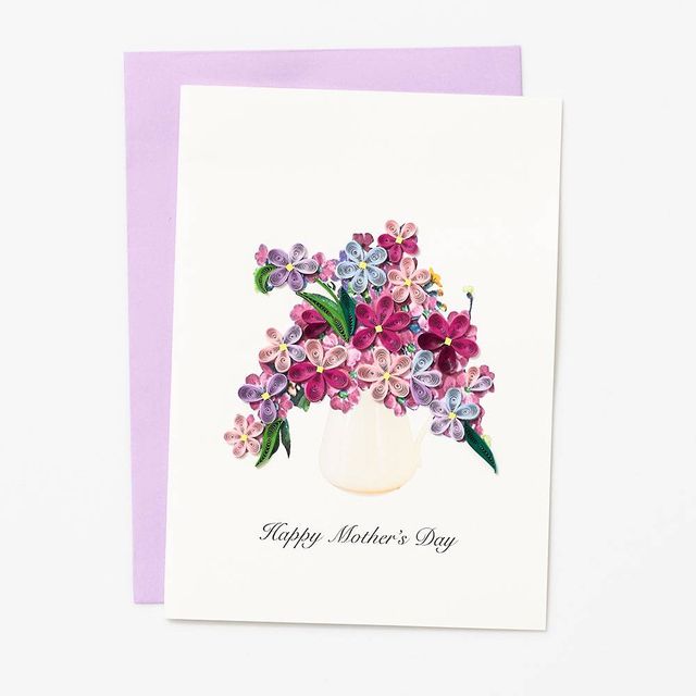 Quilling Heart Mom Valentine's Day Card