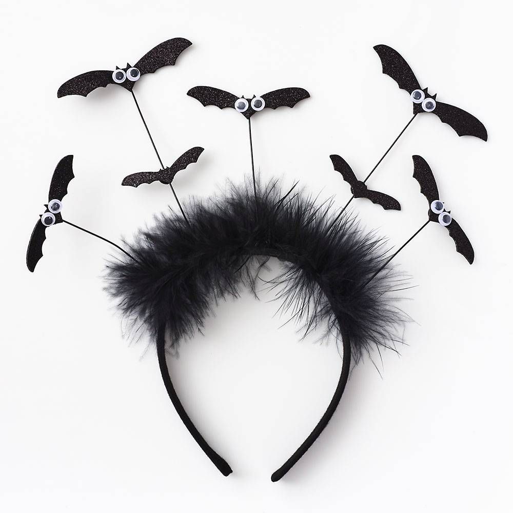 Black Bat Halloween Headband