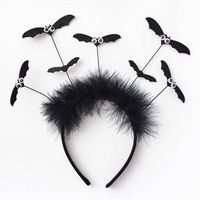 Black Bat Halloween Headband