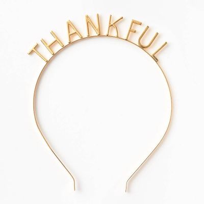 Thankful Gold Headband