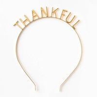 Thankful Gold Headband