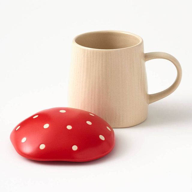 Spotted Red Lid Mushroom Mug