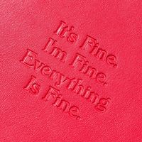 It's Fine Pink Leather Journal