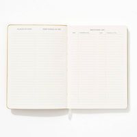 Busy AF Cream Leather Journal