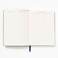 Navy Blue Suede Journal