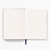 Navy Blue Suede Journal