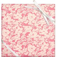 Two Toned Pink Floral Stone Wrapping Paper